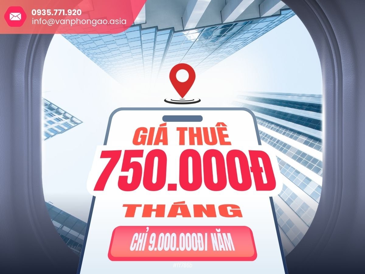 Cho thuê văn phòng ảo, địa chỉ đăng ký kinh doanh 750k tại Genpacific, 01 Tô Ký, Phường Trung Mỹ Tây, TP.HCM - Vanphongao.asia