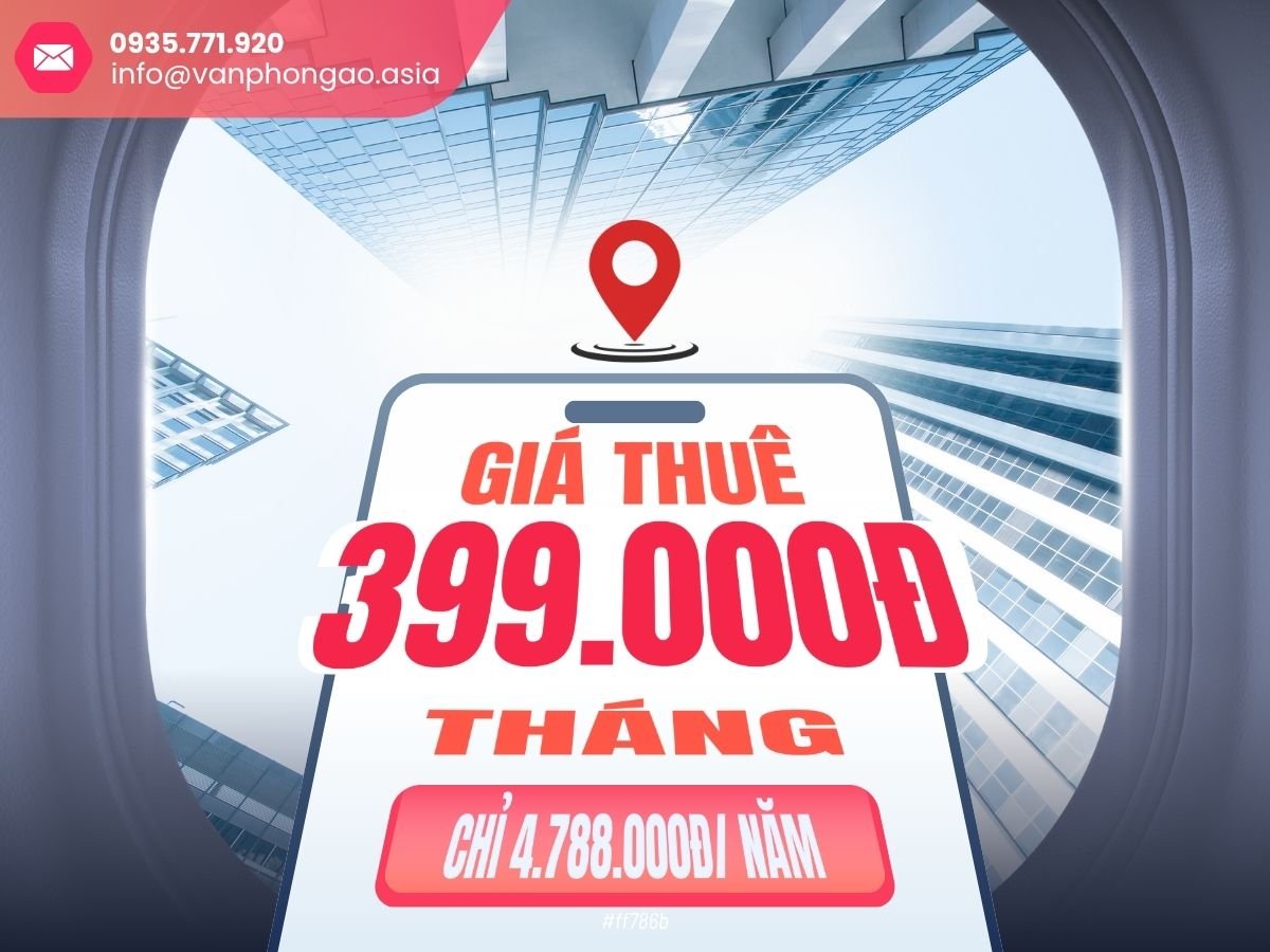 Cho thuê văn phòng ảo, địa chỉ đăng ký kinh doanh tại Thành Công Building, 146 Thành Công, Phường Tân Sơn Nhì, TP.HCM - vanphongao.asia