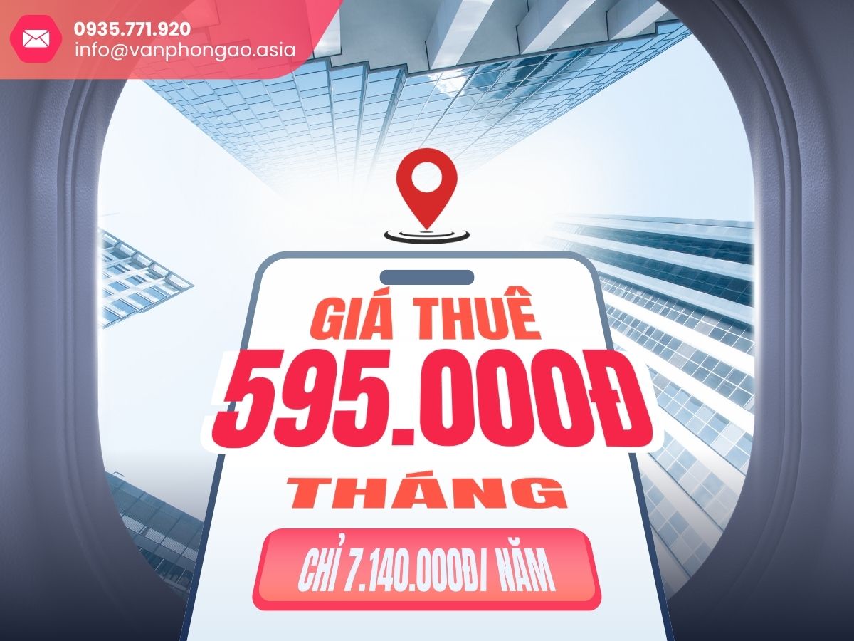 Cho thuê văn phòng ảo, địa chỉ đăng ký kinh doanh 595k tại CF Tower, 70 Phạm Ngọc Thạch, Phường Xuân Hòa, TP.HCM - vanphongao.asia