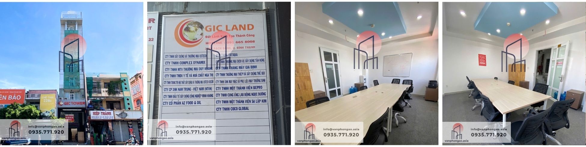 Cho thuê văn phòng ảo, địa chỉ đăng ký kinh doanh tại G.I.C Bạch Đằng 228B Bạch Đằng, Phường Bình Thạnh, TP.HCM - Vanphongao.asia