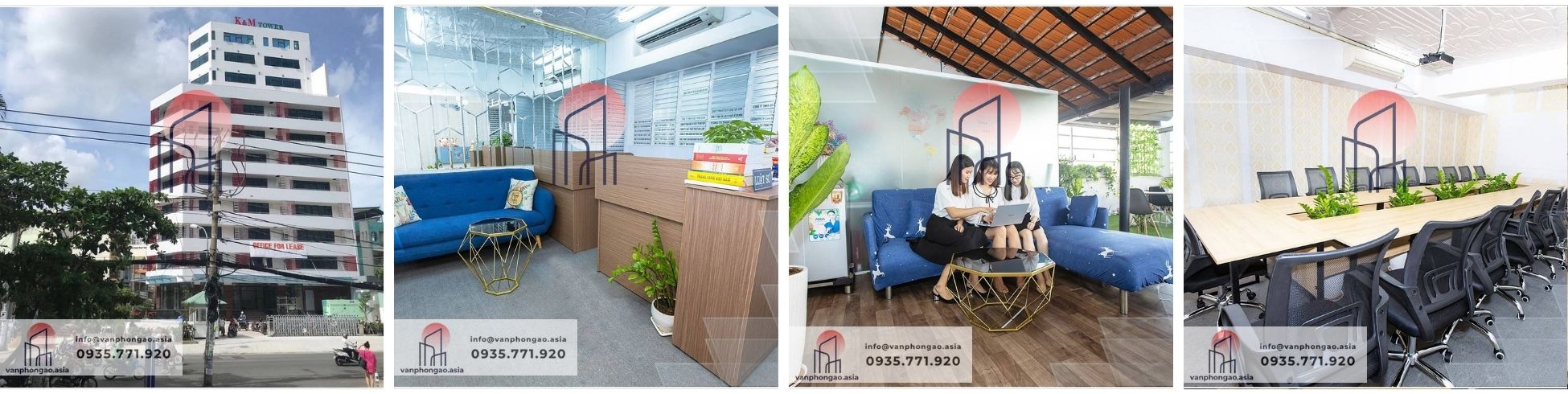 Cho thuê văn phòng ảo, địa chỉ đăng ký kinh doanh tại Tòa nhà K&M, 33 Ung Văn Khiêm, Phường Thạnh Mỹ Tây, TP.HCM - Vanphongao.asia